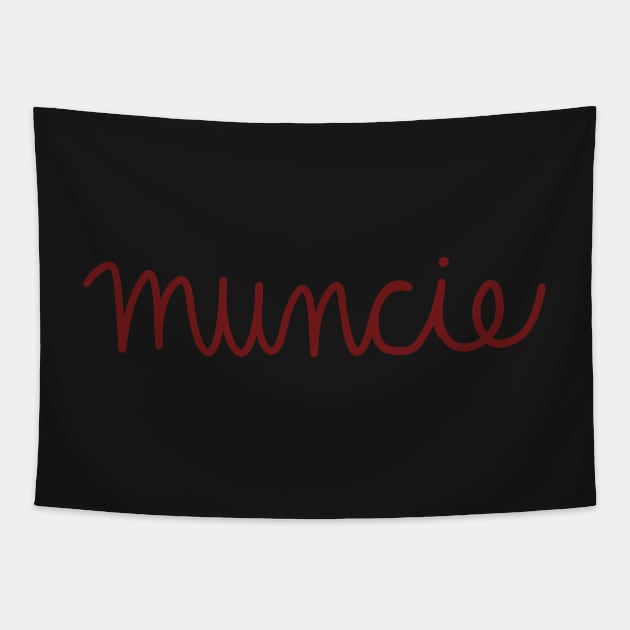 Muncie, IN Tapestry by quirkyandkind