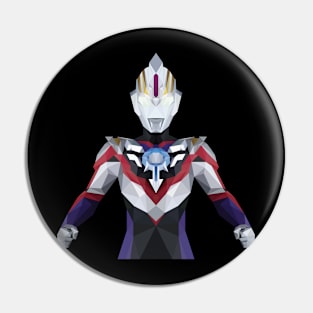 Ultraman Orb Spacium Zeperion (Low Poly Style) Pin