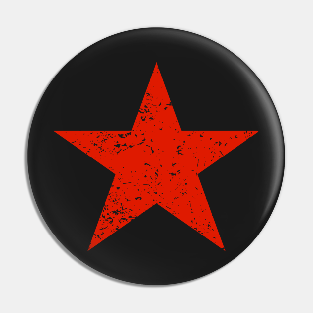 Red Star Emoji Star Pin TeePublic