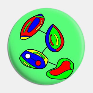 Bright Cell Division Pin