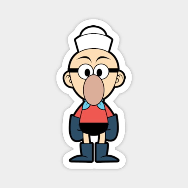 Barnacle Boy Chibi Magnet by liora natalia