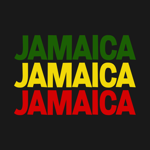 Jamaica Jamaica Jamaica Rasta Colors by alzo