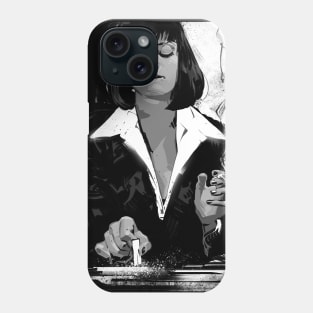 Mia Wallace BW Phone Case