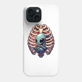 Cute Alien Inside Phone Case