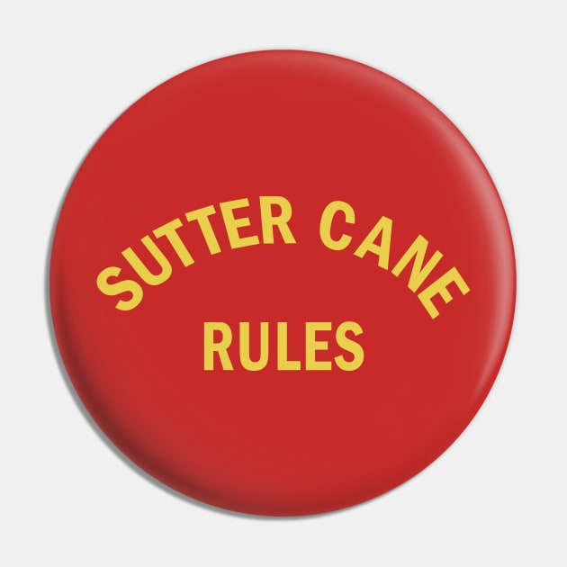 Sutter Cane Rules Pin by TheHorrorShowChannel