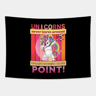 Cute Unicorn Art Tapestry