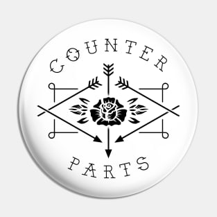 Counterparts Rose Pin