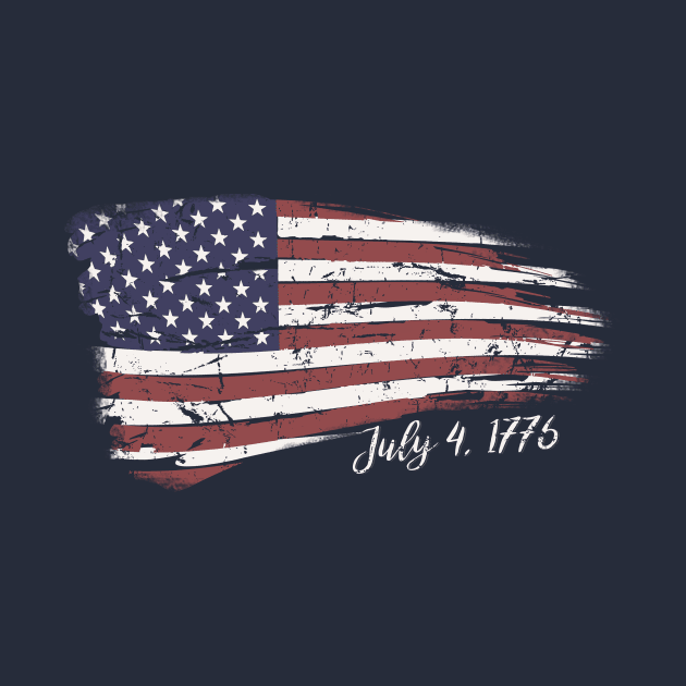 Independence Day 4th of July American Flag 1776 by Irregulariteez