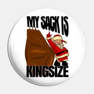 Santa's sack is extra large ;-) KINGSIZE Pin