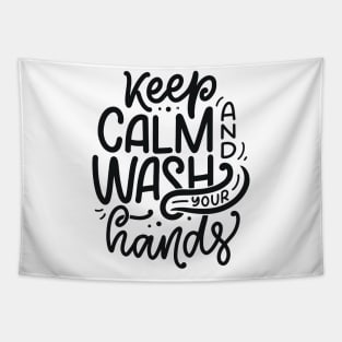 Keep Calm & Wash Your Hands | Social Distancing Tapestry