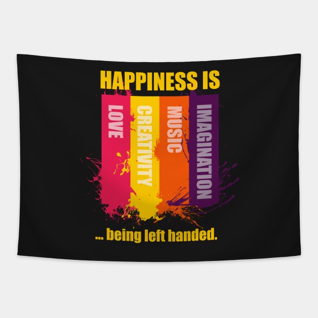 Left Handers - Happiness Tapestry by i2studio