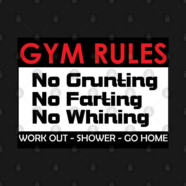 Gym Rules by ThemedSupreme