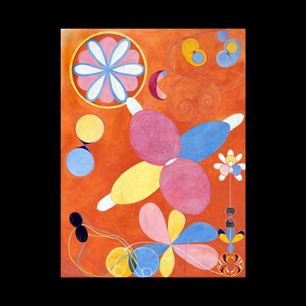 High Resolution Hilma af Klint Group Iv No 4 Youth 1907 by tiokvadrat