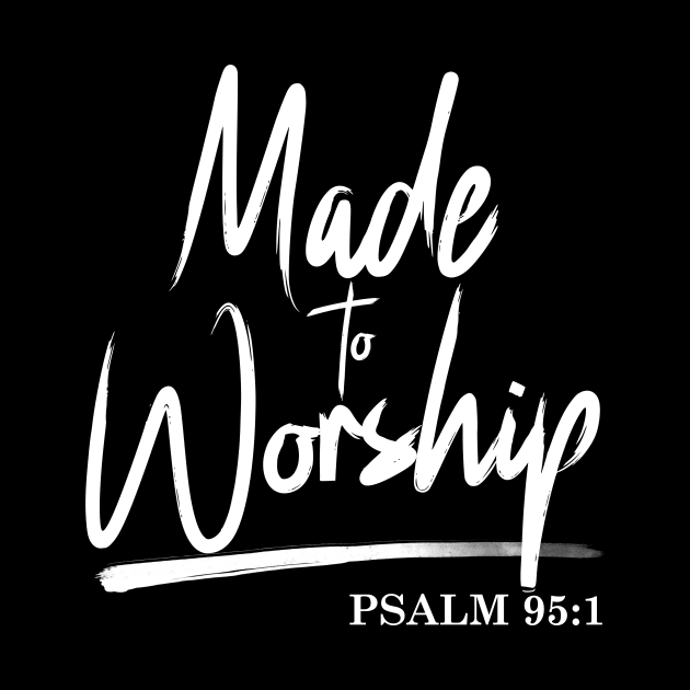 Christian Worship Leader Faith & Praise Psalm Verse Gift by artbooming