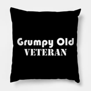 Grumpy Old Veteran Pillow
