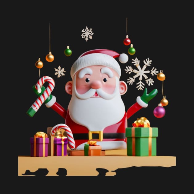 Santa claus is coming by D's Tee's