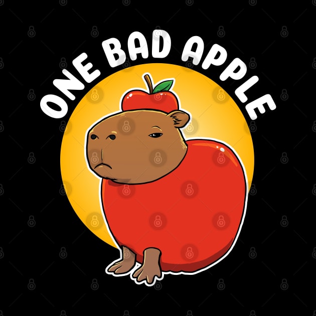 One bad apple Capybara cartoon by capydays