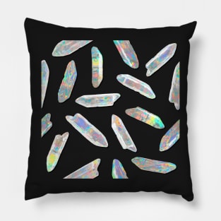 Iridescent Crystals Pillow