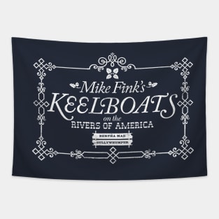 Mike Fink Keelboats Tapestry