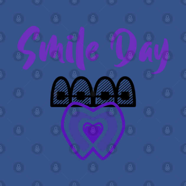 Discover Smile Day - Smiley Face - T-Shirt