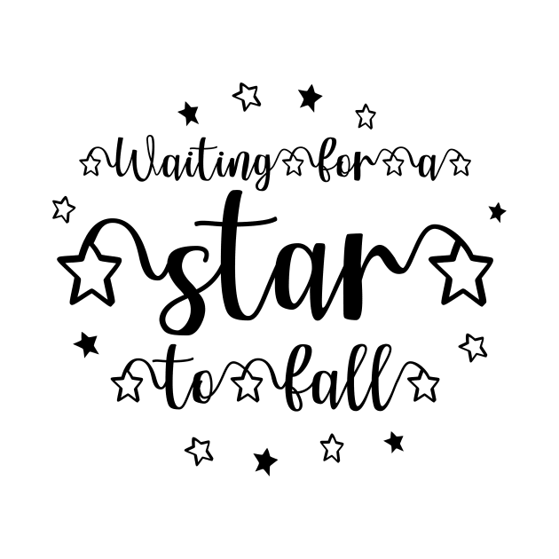 Waiting For A  Star To Fall starry design by LTFRstudio