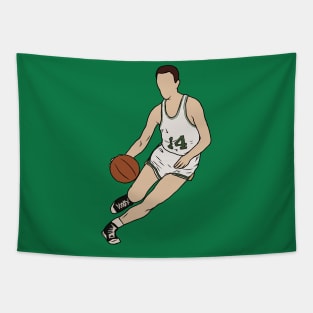 Bob Cousy Dribbling Tapestry