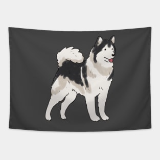 Alaskan Malamute drawing Tapestry