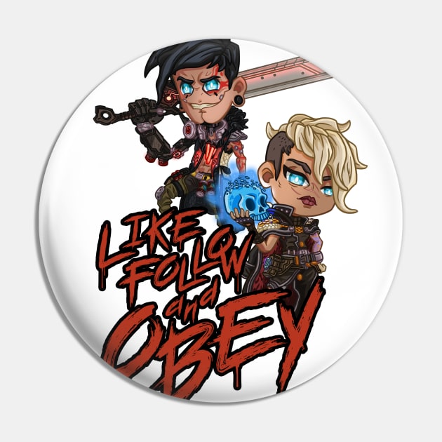 Borderlands 3 - Calypso Twins Pin by eusrock