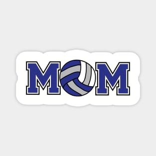 Volleyball Mom Blue Magnet