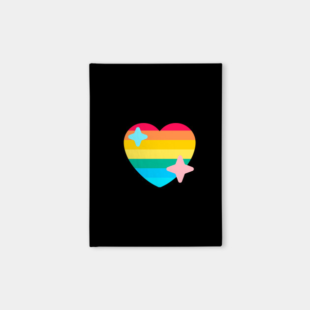 Gay Pride Twitter Heart Emoji - 