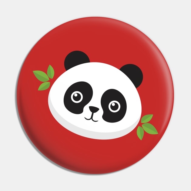 cute panda Pin by graphicganga