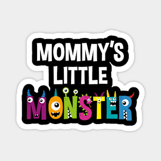 Mommy's Little Monster Magnet