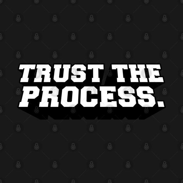 Discover Trust The Process - 76ers - T-Shirt