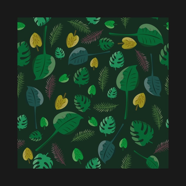 Jungle Leaf Pattern by JDP Designs