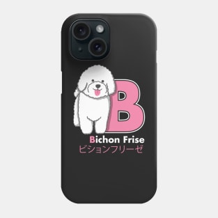 Bichon Frise Letter B Phone Case