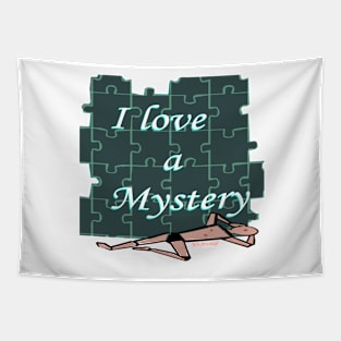 I Love a Mystery Puzzle Tapestry