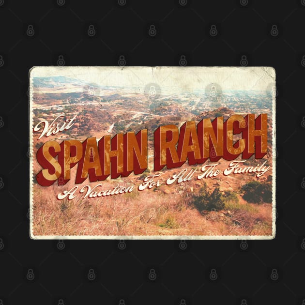 Spahn Ranch Postcard Design by HellwoodOutfitters