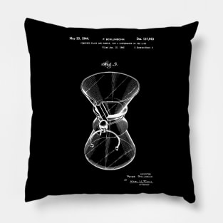 Coffee Chemex patent - chemex coffeemaker gifts Pillow