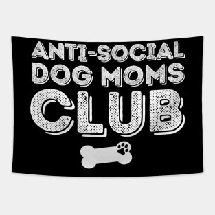 Anti Social Dog Moms Club Tapestry