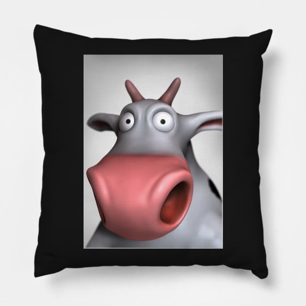 Cow Pillow by FoxAndBear