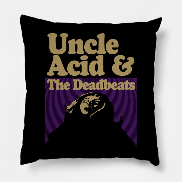 Stoner Metal // Uncle Acid and the Deadbeats Pillow by Moderate Rock