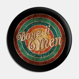 Circle Classic art - Boyz II Men Pin