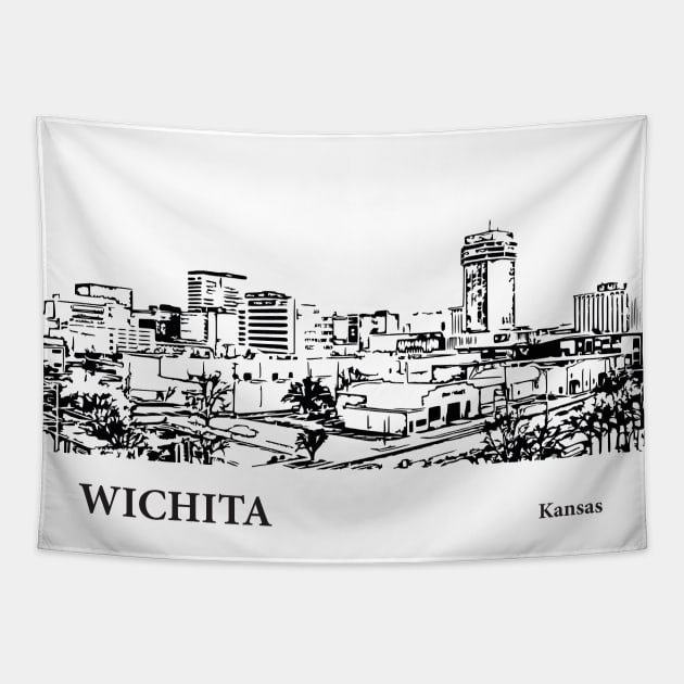 Wichita - Kansas Tapestry by Lakeric