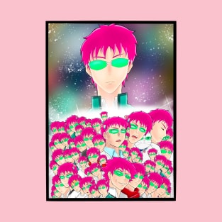 Many Faces of Saiki T-Shirt