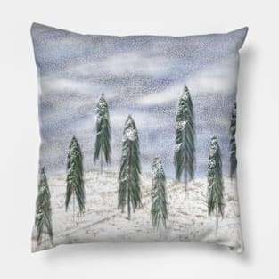 Stormy day Pillow