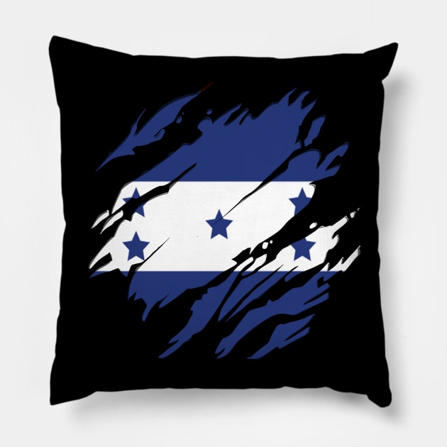 Proud Honduras Flag, Honduras gift heritage, Honduran girl Boy Friend Hondureño Catracha Pillow by JayD World