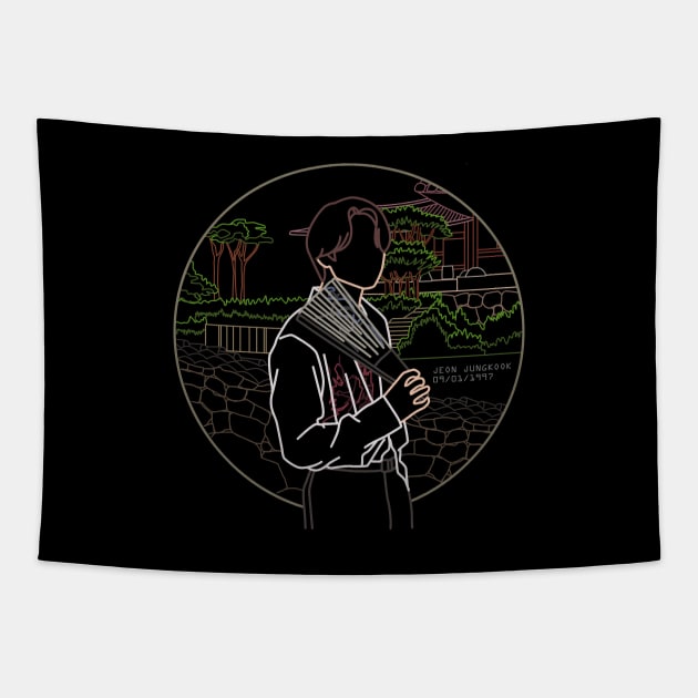 BTS JUNGKOOK TRADITIONAL CONCEPT Tapestry by moritajung