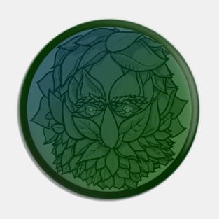 Green man Pin