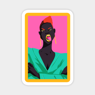 Neon Queen Magnet