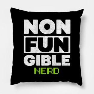 Non Fungible Token nerd nft Pillow